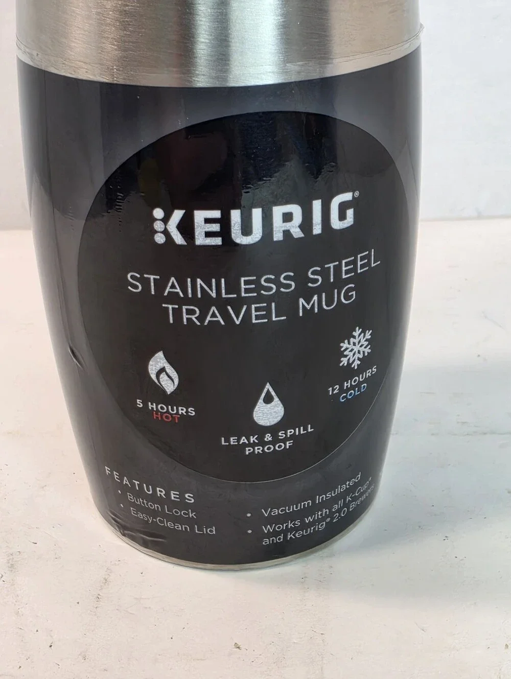 Contigo Keurig 14oz Autoseal Stainless Steel Coffee Travel Mug Hot / Cold.